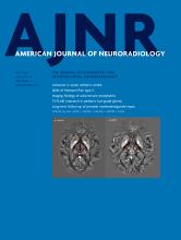American Journal of Neuroradiology: 44 (7)